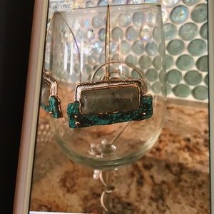 ZARA Turquoise Statement Earrings